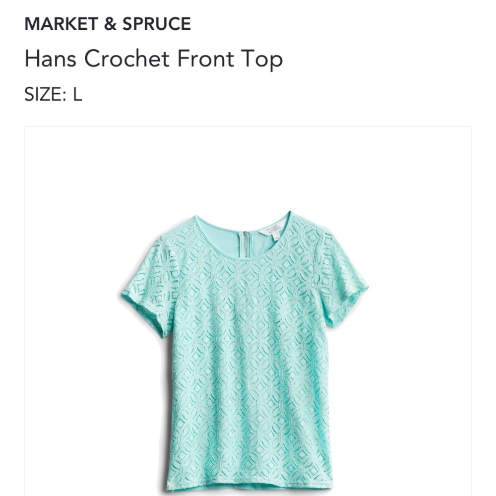 Market and Spruce teal top